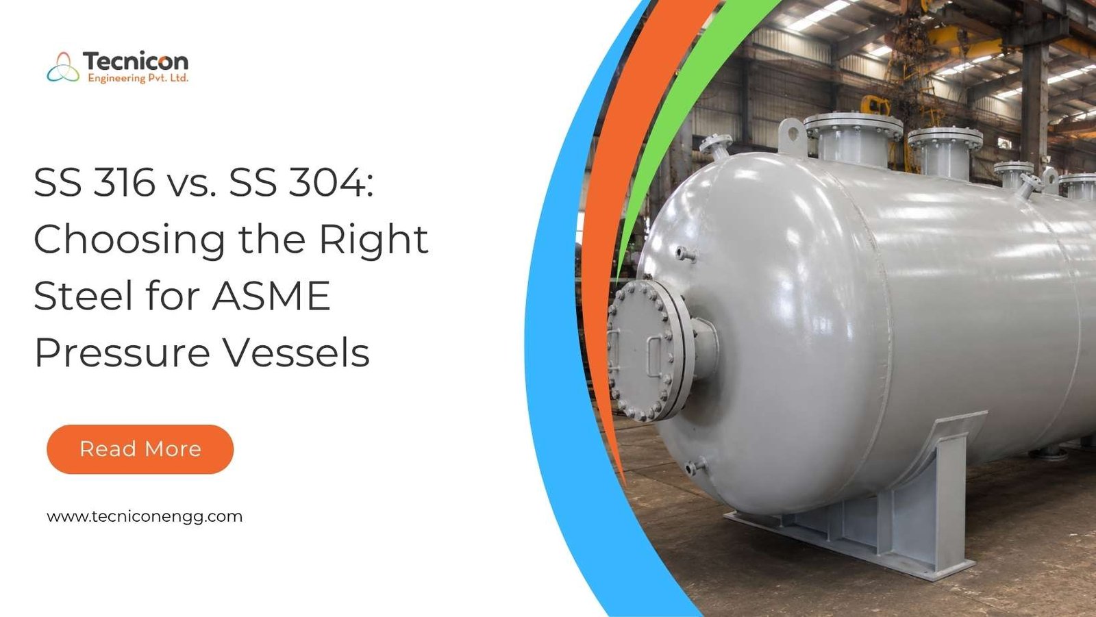 SS 316 vs SS 304 material comparison for ASME pressure vessel manufacturing